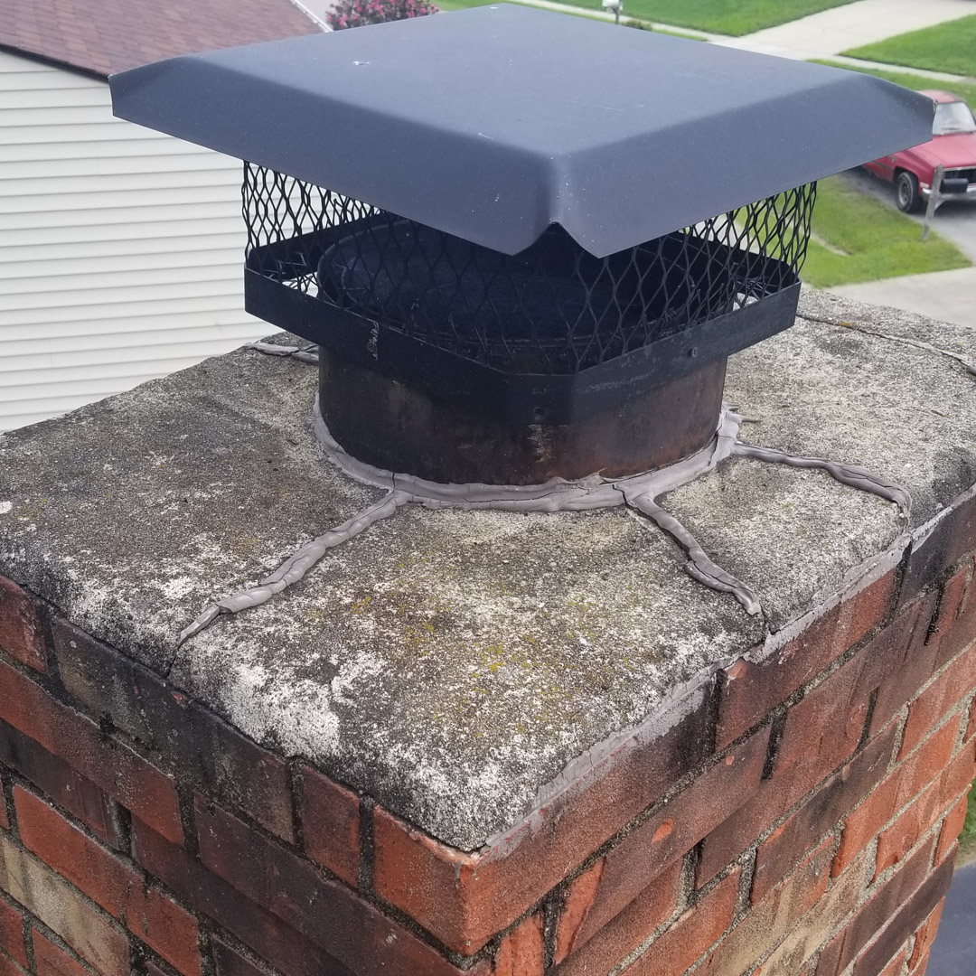Damaged chimney crown repair in South Hackensack, NJ 