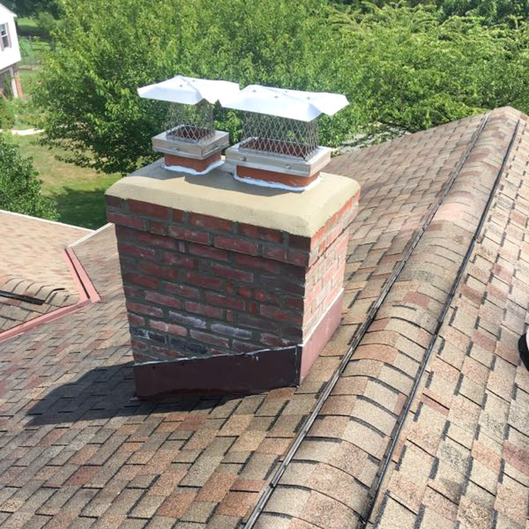 Damaged chimney crown repair in South Hackensack, NJ 