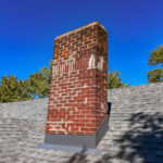 Repairing white staining on chimneys